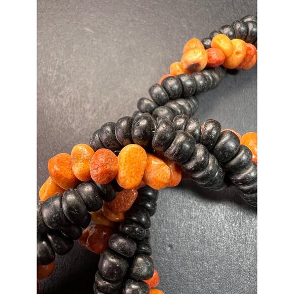 Vintage Lee Sands coral inlay elephant necklace - Picture 16 of 16